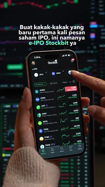 Pesan saham IPO di e-IPO Stockbit ya😉 #sahamIPO #stockbit #fiturIPOStockbit #sa