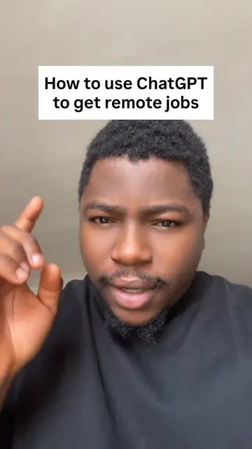 How to get remote Jobs with ChatGPT #hiringnow #remotejobs #fyp #chatgptprompts 