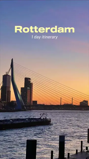 Here’s your full day itinerary to Rotterdam 🌉 Save this for your next trip and 