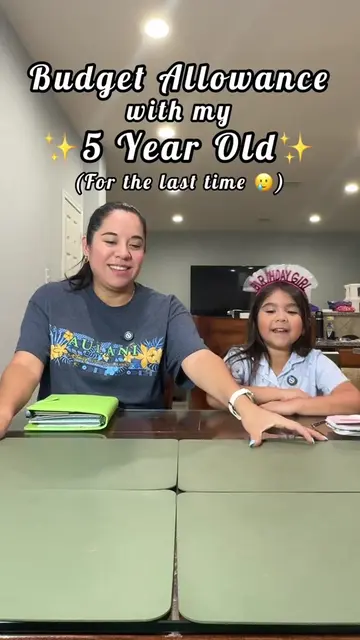 Friday was her last allowance as a 5-year-old… and on Saturday she turned 6. 🥲 