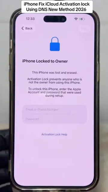 iPhone Fix iCloud Activation lock Using DNS New Method 2026  #activationlock #ip