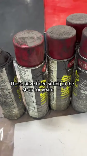 Recharging spray cans #machanic #bluecollar #hack #relatable #painting 