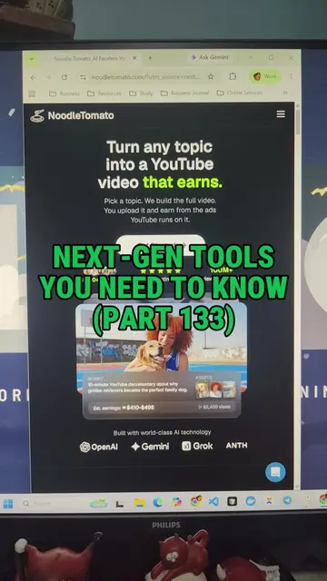NextGen Tools you need to know part 133 - This AI Website Makes YouTube Videos F
