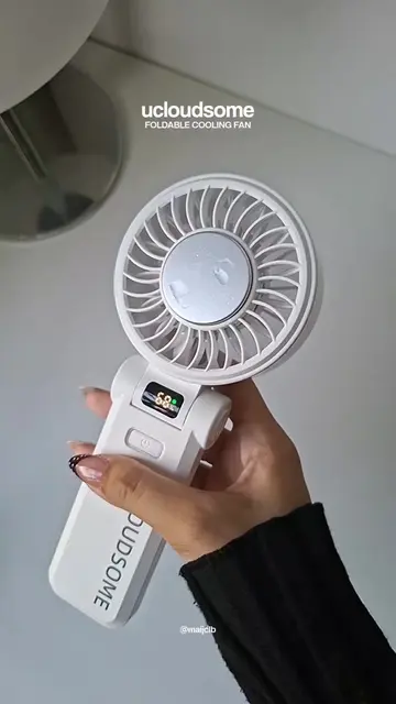 obsessed with this cooling fan from @ucloudsome 🤍✨️ #ucloudsome #coolingfan #ha