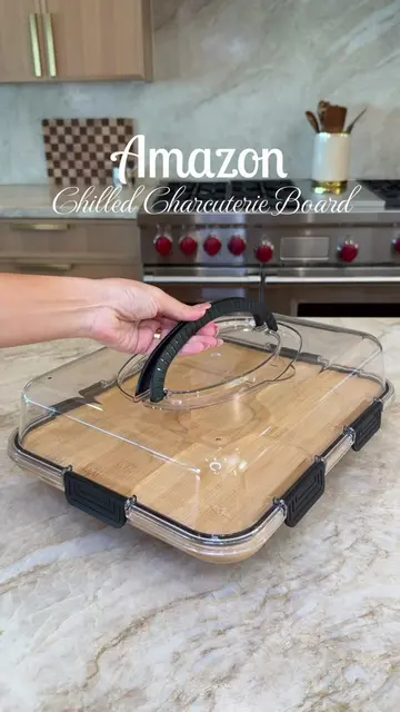 🔗In Bio! Chilled Charcuterie Board❄️💙 #amazonhome #amazonkitchen #charcuterie 