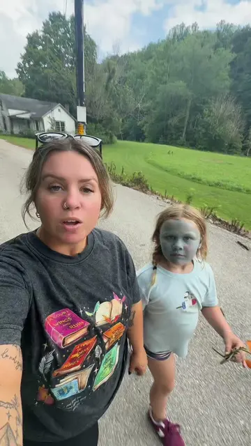 Love my little weirdo 💜😂 #momlife #motherhood #countrylife #indiana #midwest