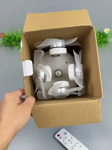 2-in-1 Ceiling Fan with Light #fyp #amazon #amazonfinds #gadgets #lifehacks