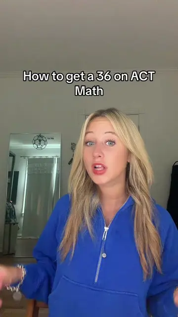 How to get a 36 on the ACT Math #mathact #act #36act #actprep #acttest
