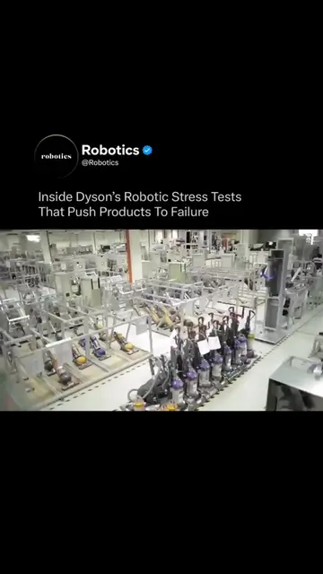 Dyson’s testing process is brutal. Automated machines repeat the same movements 
