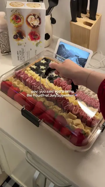 ever since i bought this portable charcuterie board i volunteer to bring the app