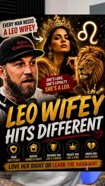 How Leo wifey dominates every other wife in the Entire zodiac. Hits differently 