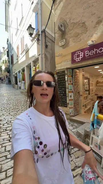 always bringing home a unique souvenir over a fridge magnet #croatia#rovinj#shop