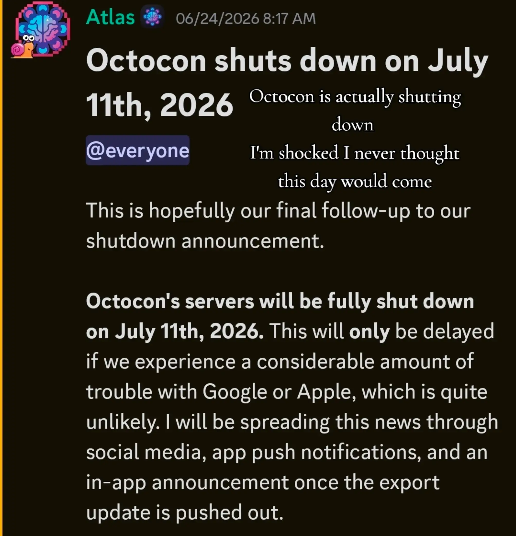 IF YOU ARE LOOKING FOR OCTOCON OR AP ALTERNATIVES LOOK AT MY RECENT POST! im a b