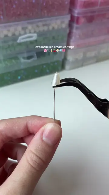 i saw someone else do something similar with beads and i thought it was so cute 