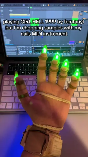 just fast enough for my nails midi instrument #hyperpop #electronicmusic #musict