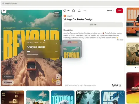 This google extension +lmage-2 for making posters is too smooth...the style matc