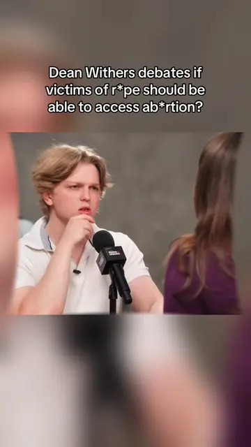 Dean withers on if victims of r*pe should be able to access ab*rtion❓ #TikTokCam