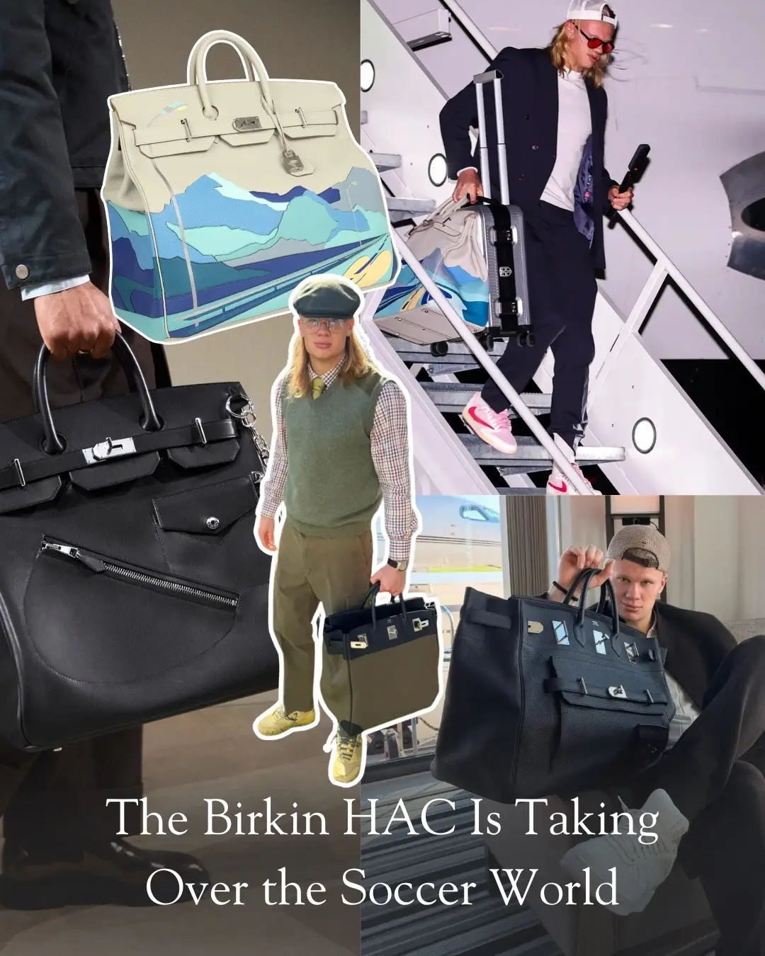 Erling Haaland is breaking the internet with his Hermès HAC collection featuring