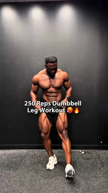 Insane 250 Reps Leg Workout! Who’s down for the challenge?  Using @Fitbod App 📈