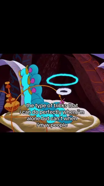i get stage fright 😓 #aliceinwonderland #geek #tricks #perfect #trick 