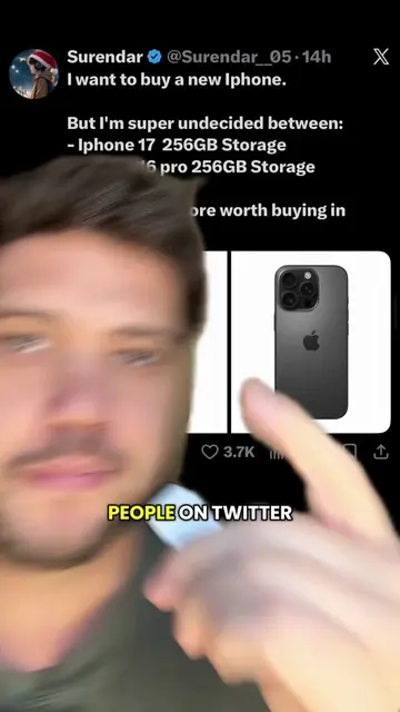 iPhone 17 or iPhone 16 Pro? #Tech #apple #iphone 
