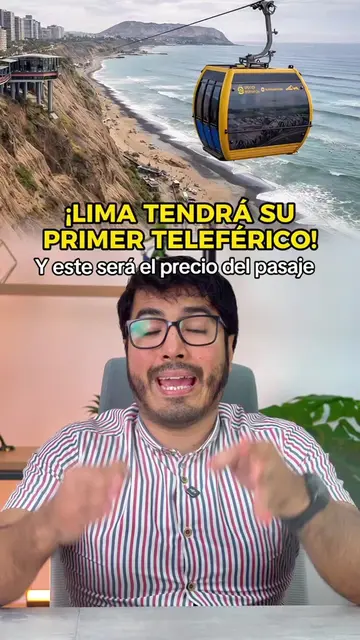 ¡Un nuevo plancito llega a Lima! 🚠🌊  El transporte que conectará el malecón co