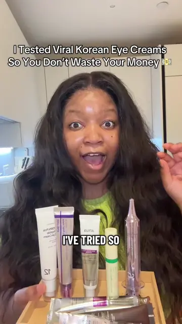 I tested some of the most viral Korean eye creams so you don’t have to 👀  These