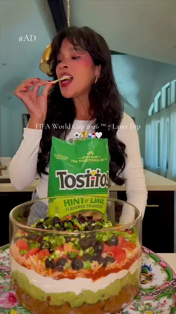 #Ad Make this 7 layer dip for your FIFA World Cup 2026TM watch party! Serve it w