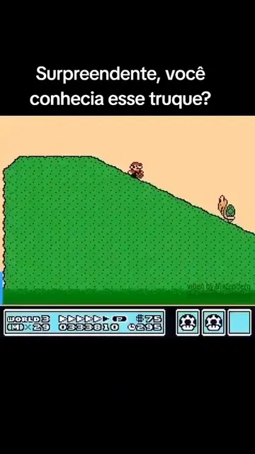 Surpreendente, você conhecia esse truque? #supermario #mariobros #nintendo #vide