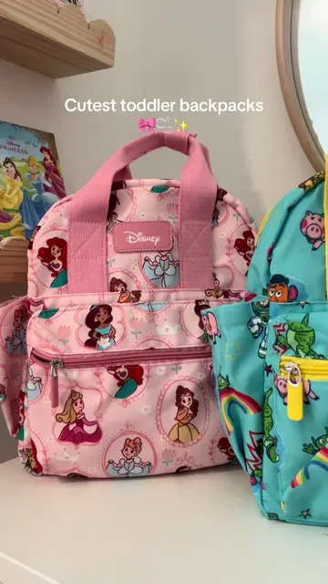 I found the cutest backpacks 🌸🩷#toddlerfinds #toddlermom #girlmom #girlyfinds 