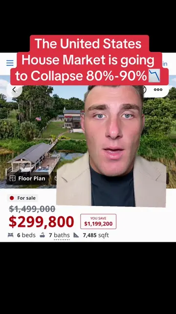 The United States House Market is going to Collapse 80%-90%📉 #usa #trump #reale
