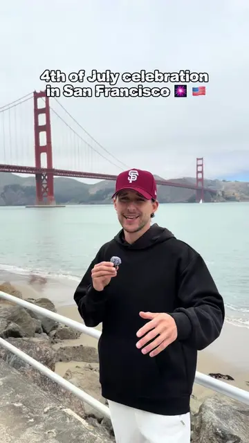4th of July Celebration in San Francisco 🇺🇸🥳 Fireworks 🎆 🎇 from the iconic 