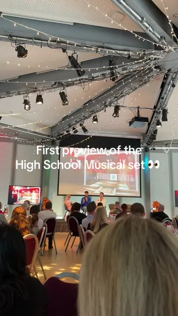 For me, the stage design of the upcoming #HighSchoolMusical production is the mo