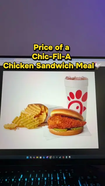 How Much Money Do You Need to Afford a Chic-Fil-A Chicken Sandwich Meal? #money 