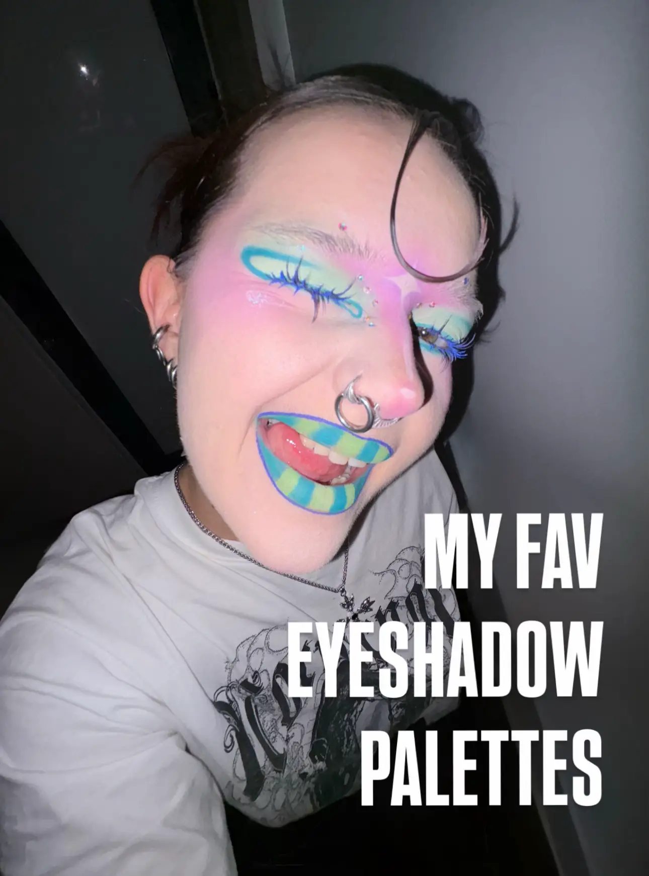 My fav palettes as an alt makeup girly👽💞 @cheeryep @Lethal Cosmetics @Shellwe 