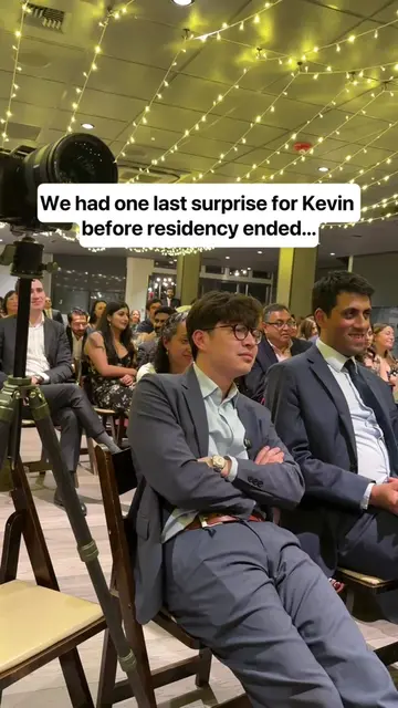 a graduation surprise for Kevin 🥹 should we share the video?! 