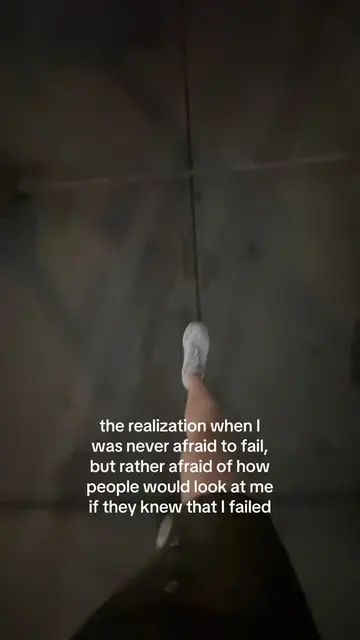 the thought of failure scared me until I realized I need to fail in order to suc