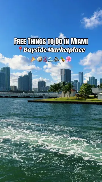 This is your reminder to go visit Bayside Marketplace in Miami this Summer 🎡🎉�