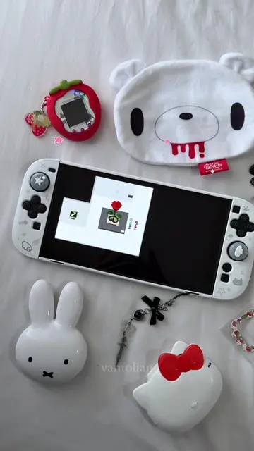 I'm so in love with my new Switch 2 case from @GeekShare 🤍 🔗 in bio if you wan
