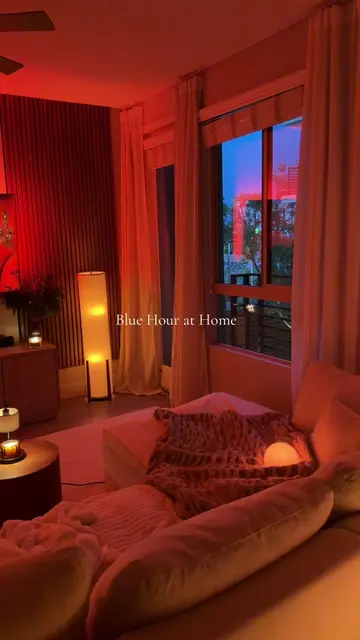Forever chasing blue hour  #homedecor #livingroomdecor #cozylivingroom #livingro