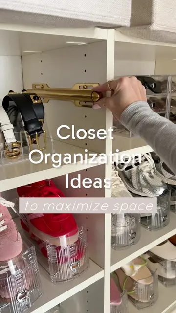 Closet organization ideas that help maximize every inch of your closet. Whether 