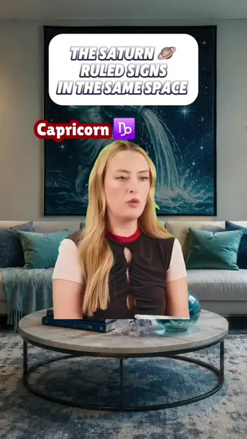 Capricorn ♑️ & Aquarius ♒️ both have Saturn 🪐 as Rulers. Buuuut Aquarius is als