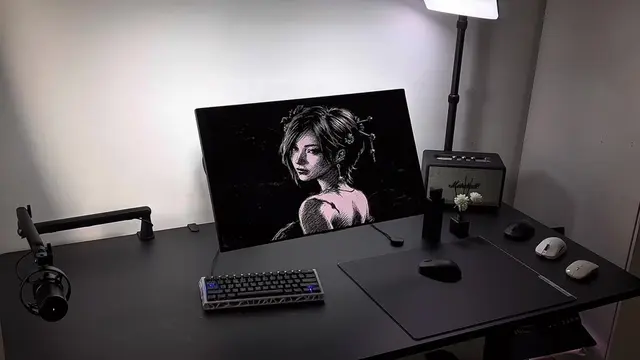 Clean comp⭐️ - #techtok #GamingSetup #desksetup #compsetup #setupinspiration 