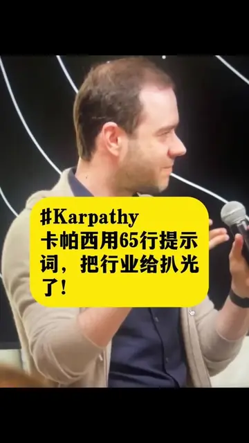 Karpathy卡帕西用65行提示詞把行業給扒光了#ai#ai#fyp#人工智能#github