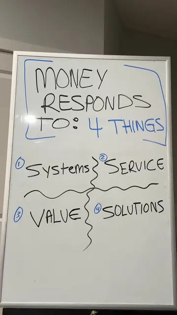 Money responds to 4 things… #financialfreedom #9to5 #moneytok #relateable 