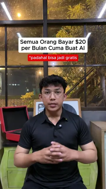 Ngapain bayar $20 per bulan kalau bisa GRATIS 🤓 #ai #Tech #automation #agent #c