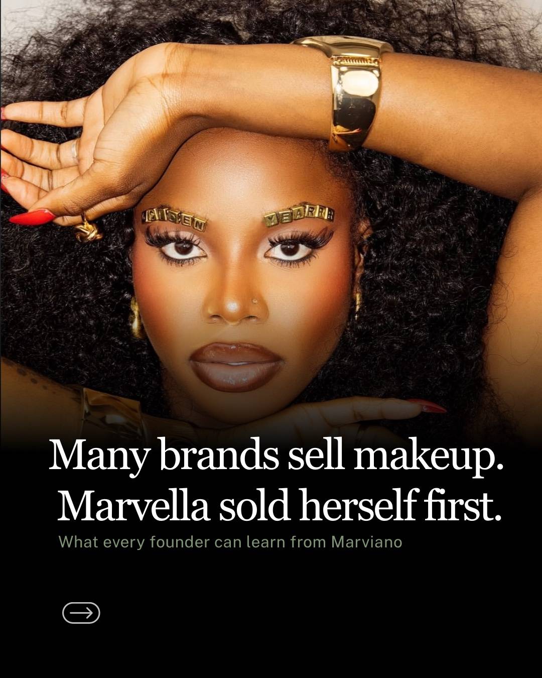 Everyone thinks Marviano became successful because of great products but I think