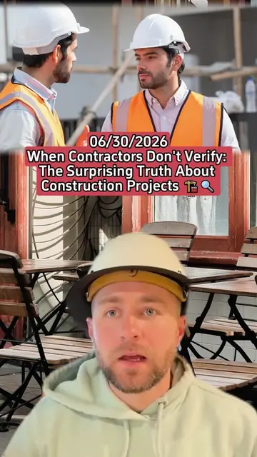 When Contractors Don't Verify: The Surprising Truth About Construction Projects 