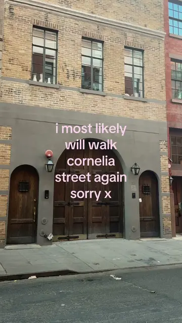 and i do all the time #fyp #4u #corneliastreet #nyc #newyork