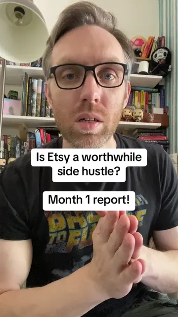 My first full report on my very first Etsy Store! #sidehustle #sidehustles #etsy